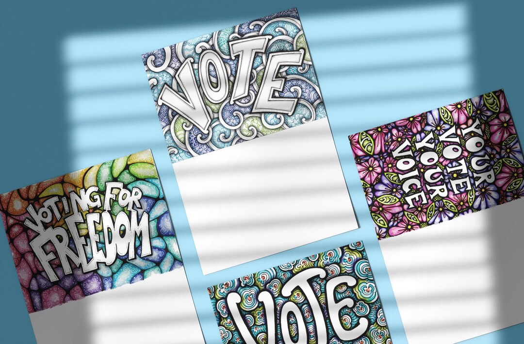 800 of “VOTE” Collection of Postcards to Voters - Etsy