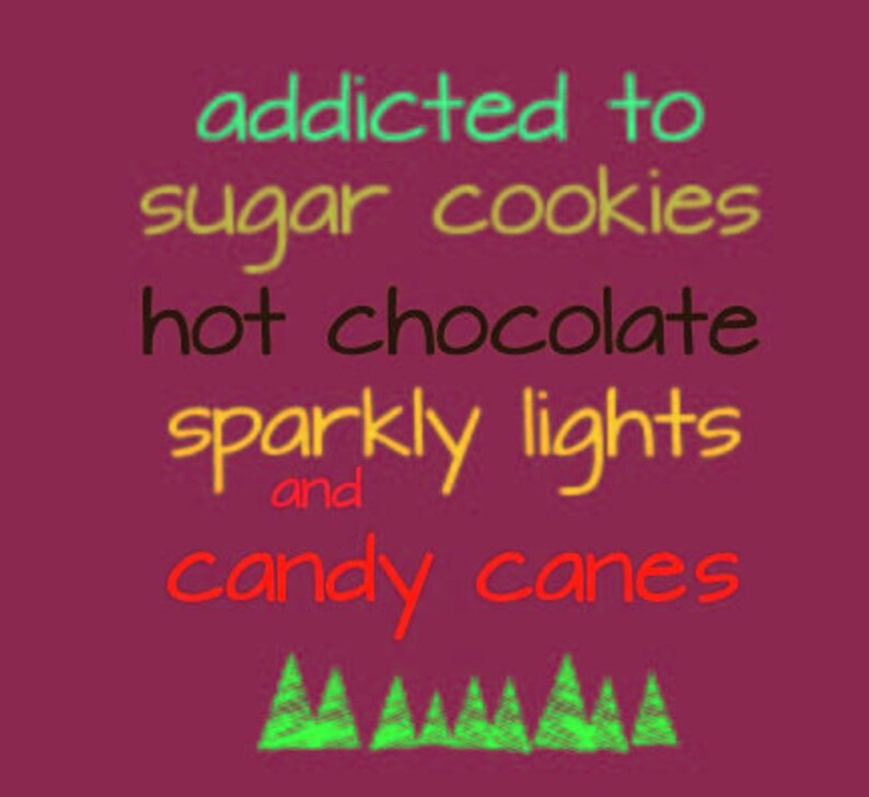 DOWNLOADABLE FILE ONLY png Use files for screen printing vinyl and more dxf pdf svg Addicted to Candy Canes Christmas