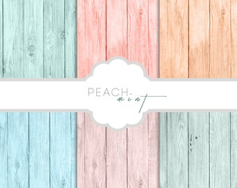 Wood Digital Backgrounds | Colored Wood | Painted Wood | Bundle | Clip Art | Digital Background Design | Social Media | Banner Design | Blog