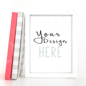 Bespotten digitale tabelachtergrond | Foto Frame w kaart en blocnotes | Papier achtergronden | Digitale ontwerpen | Clip Art Clip Art | Quotes | Roze & grijs