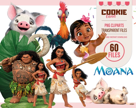 60 Moana PNG Cliparts Printable Cliparts Png Png Transparent - Etsy ...