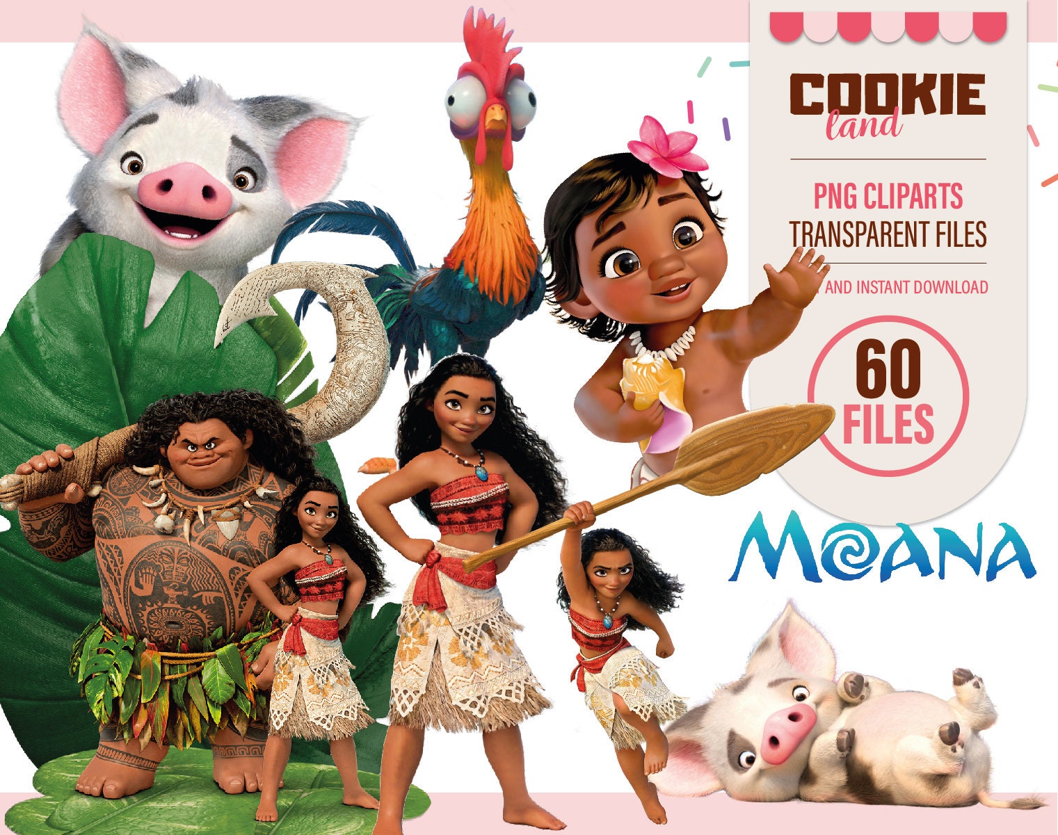 60 Moana PNG Cliparts Printable Cliparts Png Png Transparent - Etsy ...
