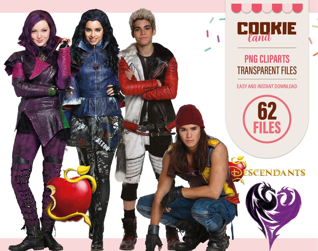 Descendants Cliparts Png Printable Cliparts Png Png - Etsy