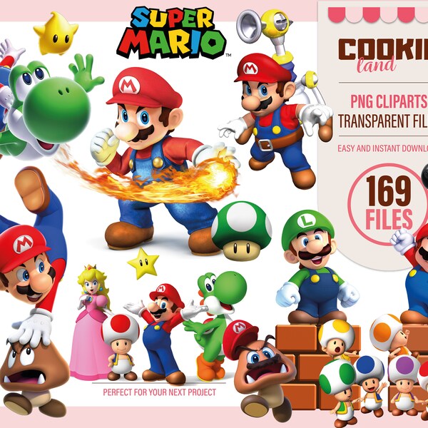 Super Mario Printable - Etsy