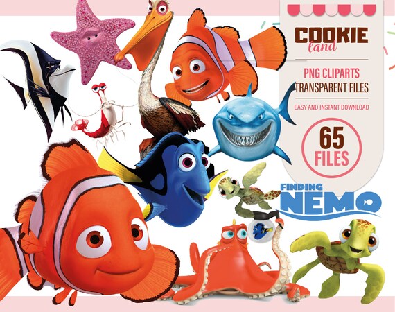 65 Cliparts Png Nemo Printable Cliparts Png Png Transparent - Etsy