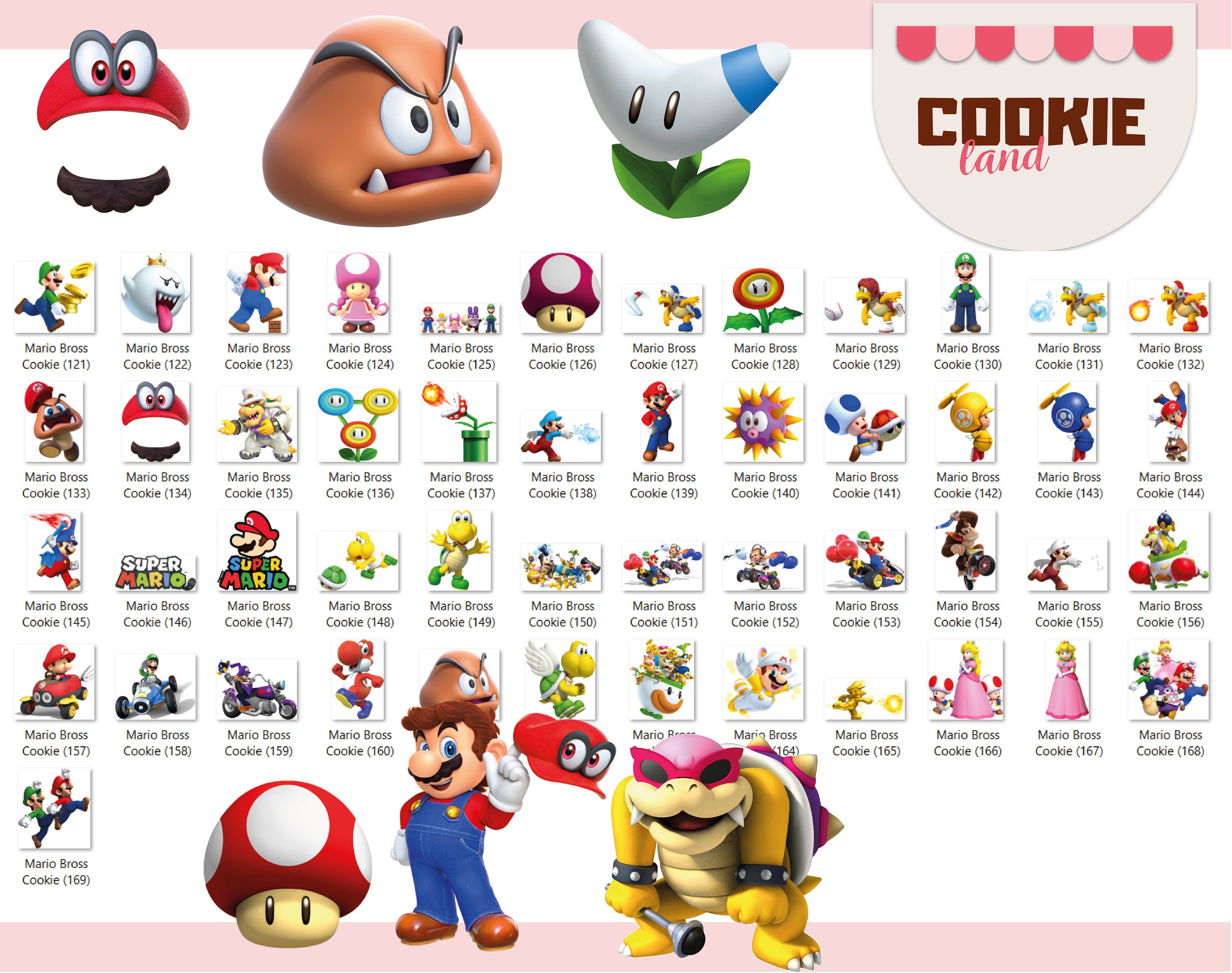 Super Mario Characters List
