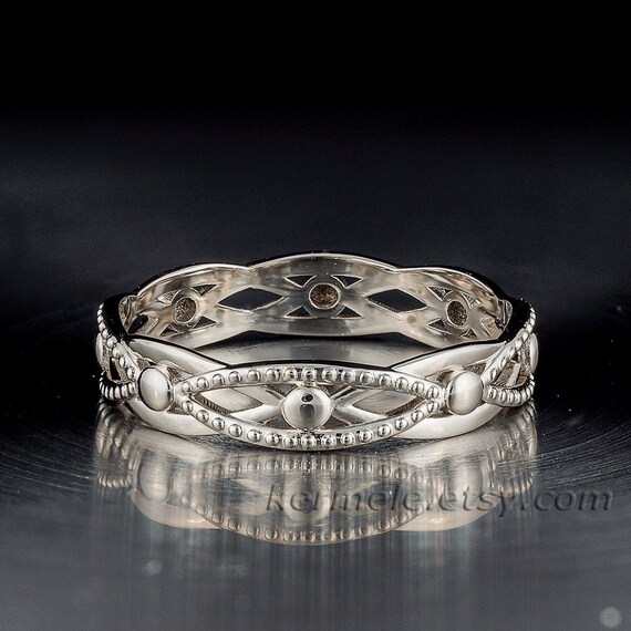 Yellow Gold Celtic Ring. Celtic Wedding Rings. Celtic Wedding | Etsy