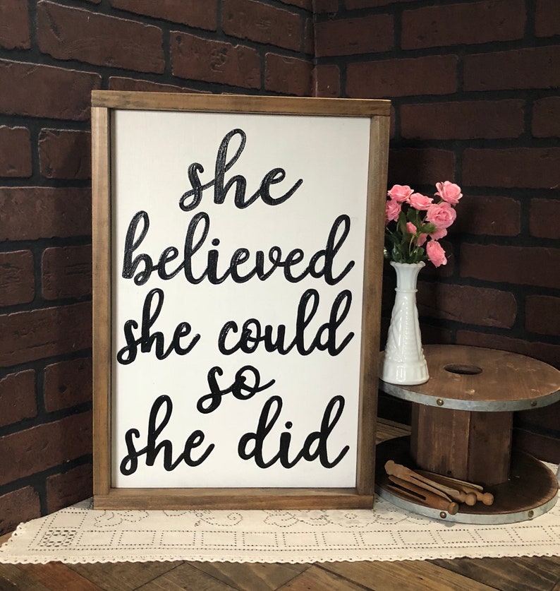she believed she could so she did sweatshirt