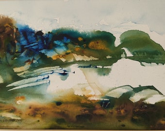 Original semi-abstract landscape