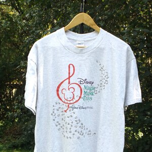 Disney Tshirt Vintage Disney Tee, 90s Disney Magic Music Days, RARE Disney, Mickey Mouse, Donald Duck, Disney Theme Ride Tshirt, Size XL