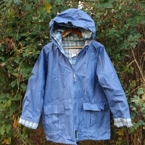 Plaid rain jackets top