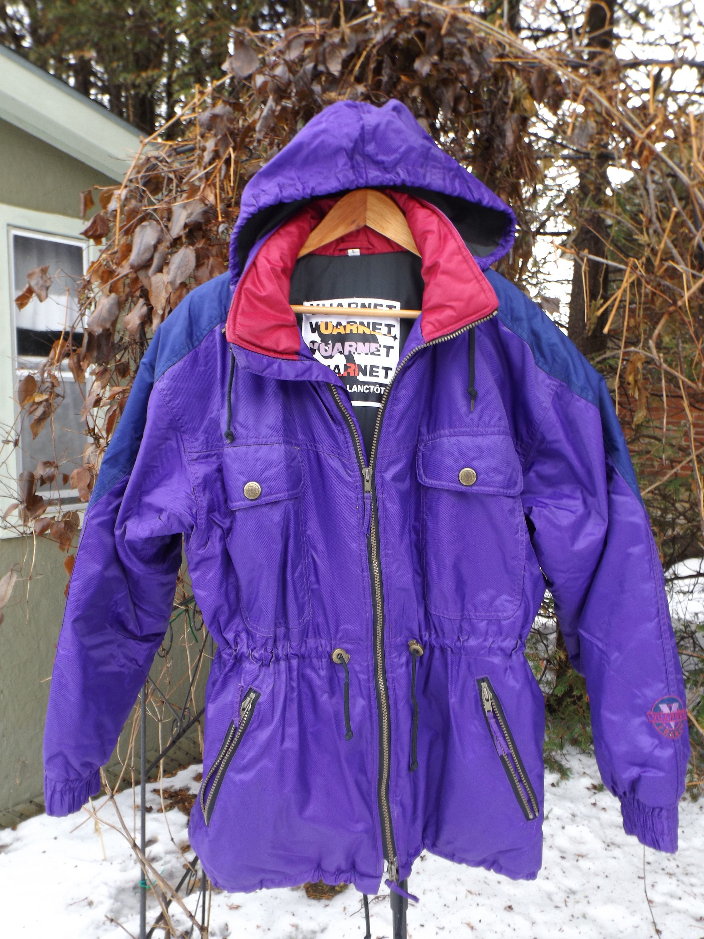 VUARNET Veste RARE Taille grande vintage Vuarnet Lunettes de soleil Marque  Ski Jacket 90s Grande Femme Ski Jacket Hommes 90s Ski Suit Violet vintage  Ski - Etsy France