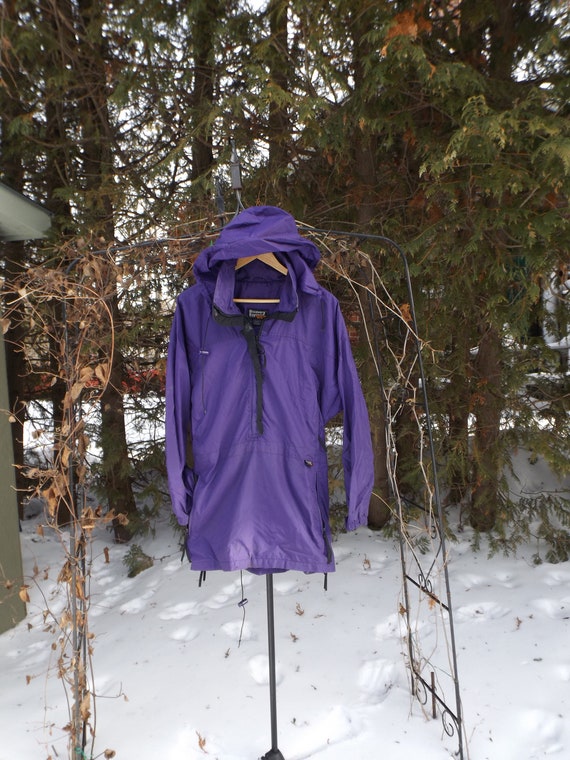 Purple Pullover Windbreaker Womens Windbreaker Size Medium - XL Windbreaker Discovery Bay 90s Pullover Jacket Zip 90s Clothing Oversized Top