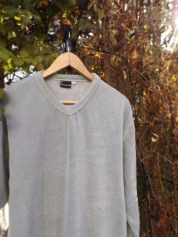 GUESS Fleece Pullover XL Minimalist Sweater Vinta… - image 2
