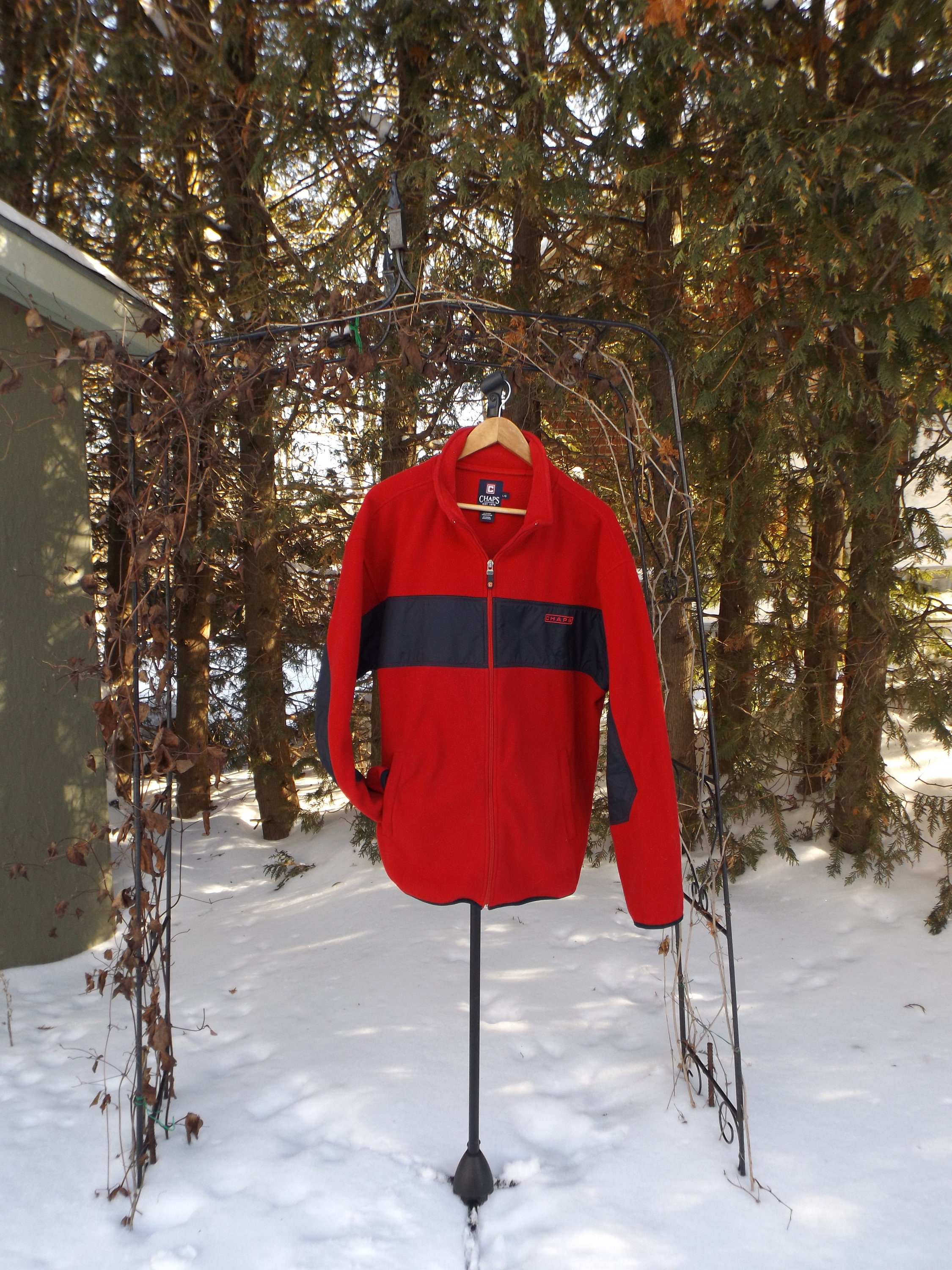 90s Fleece Chaps Ralph Lauren Polo Vintage Chaps Red Fleece - Etsy