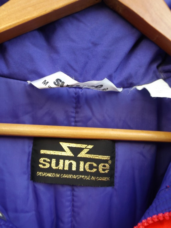 RARE 90s Sun Ice Ski Jacket Rad Vintage Ski Jacke… - image 5