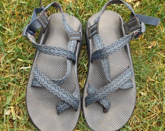 Chaco Sandals Chacos Sport Strap Sandals Chacos Size Mens 10 Chacos Festival Mens Sandals Size 10 mens US Size 11 Womens Sandals Blue Black