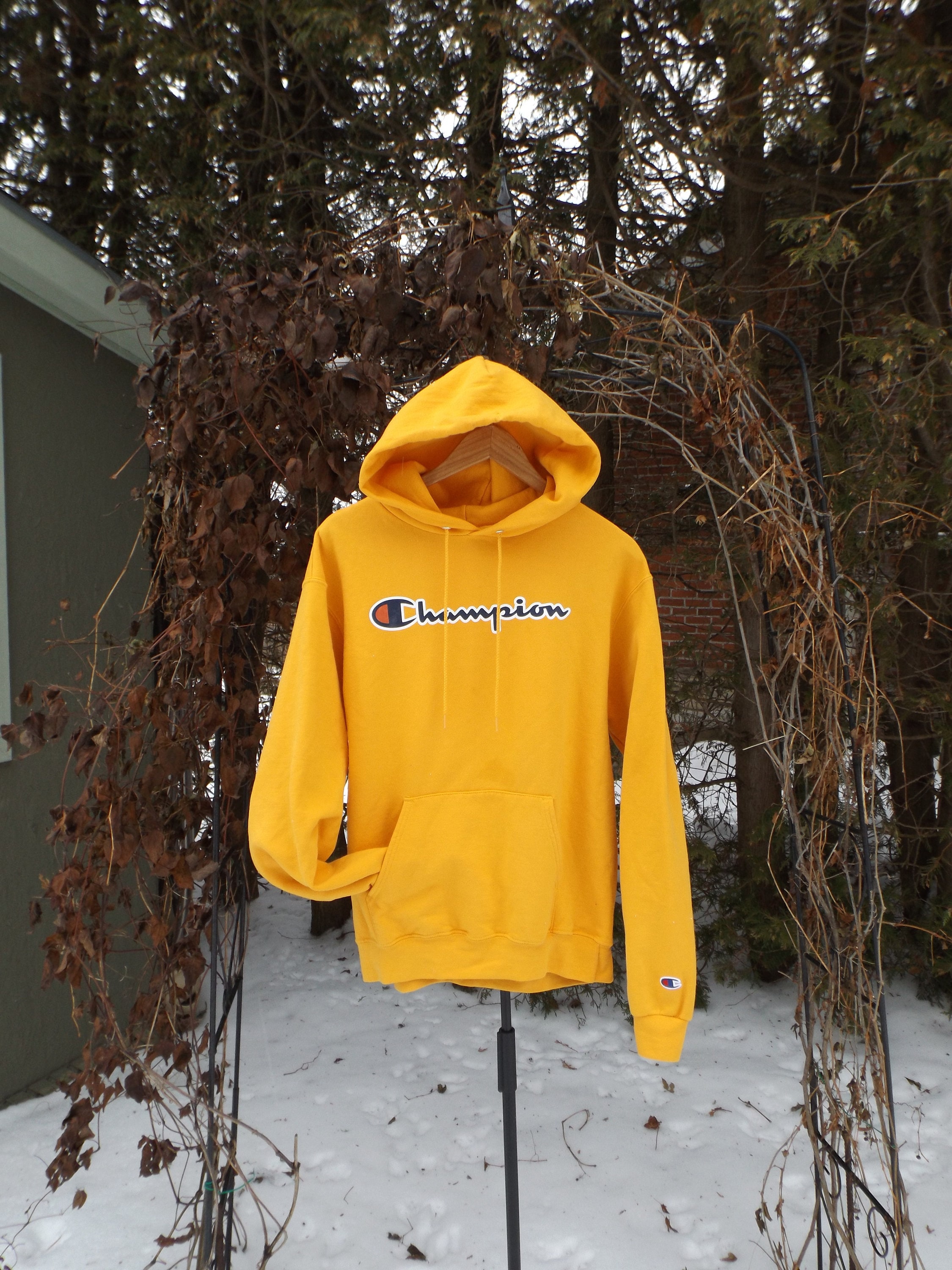 Champion Hoodie MEDIUM Champion Hoodie Sweatshirt - Etsy