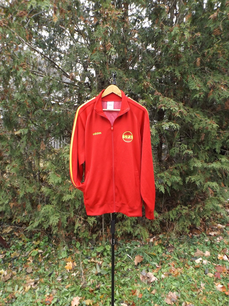 Adidas Track Jacke, rote Adidas Vintage, Spanien Adidas Jacke, Adidas Windbreaker Vintage, Vintage Adidas La Furia Roja, groß, 90er Jahre Adidas Track Jacke, rote Adidas Vintage, Spanien Adidas Jacke, Adidas Windbreaker Vintage, Vintage Adidas La Furia Roja, groß, 90er Jahre