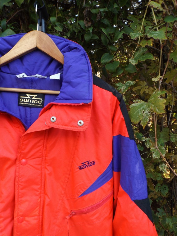 RARE 90s Sun Ice Ski Jacket Rad Vintage Ski Jacke… - image 2