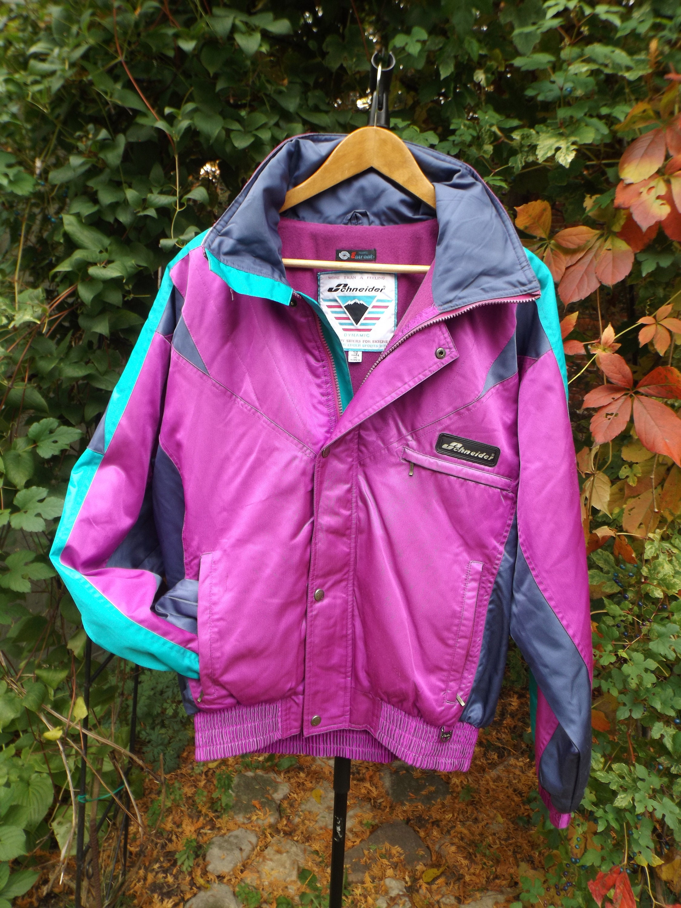Ski Jacket Vintage 90s by Schneider Brand Size LARGE 50 - Etsy Canada