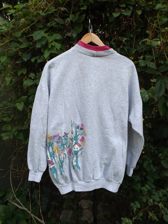 Mom Jumper 90s Bird Sweatshirt Bird House 90s Vin… - image 7