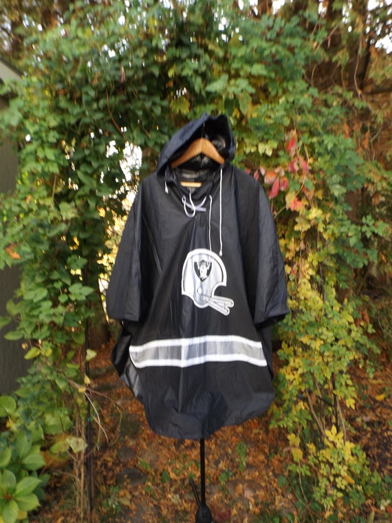 Raiders Football Poncho Vintage Oakland 