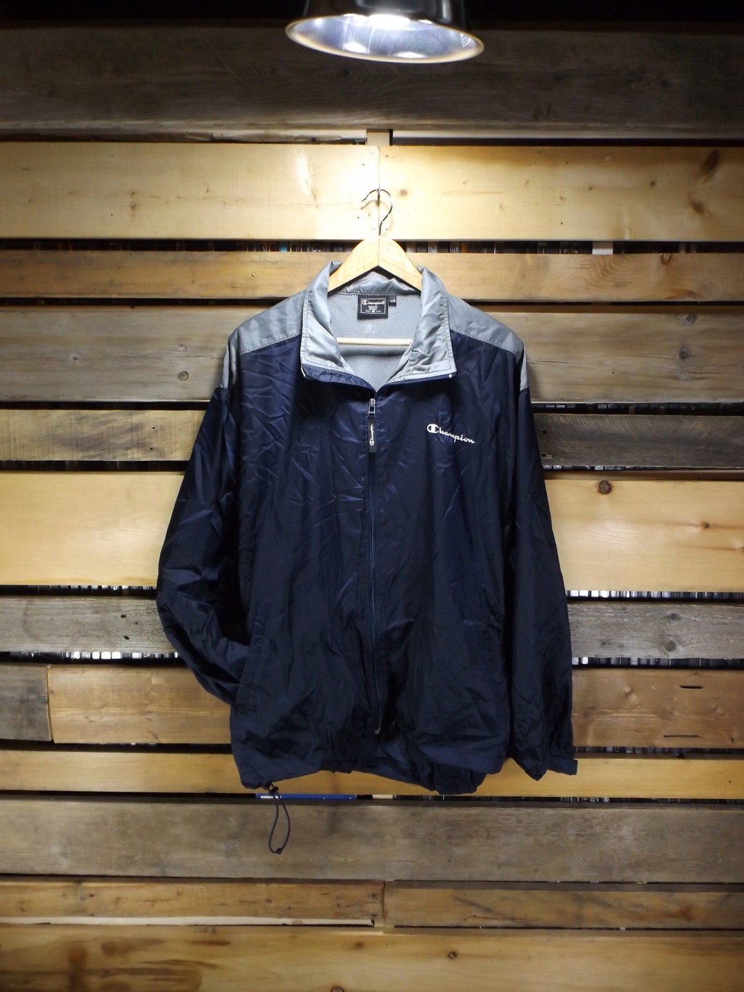 Vintage 60's Champion Black Label Coach Windbreaker School