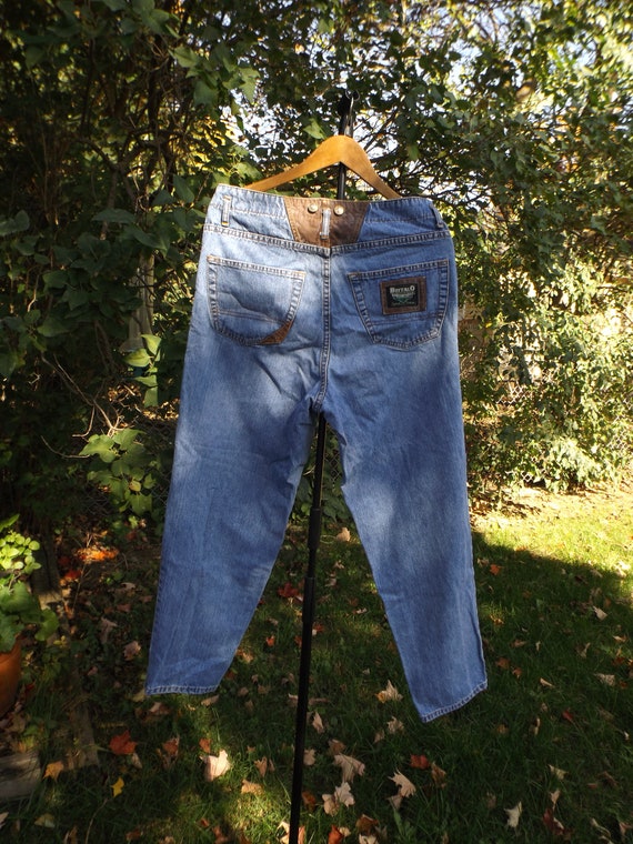 MOM Jeans Buffalo Brand 90's Clothing Leather Den… - image 10