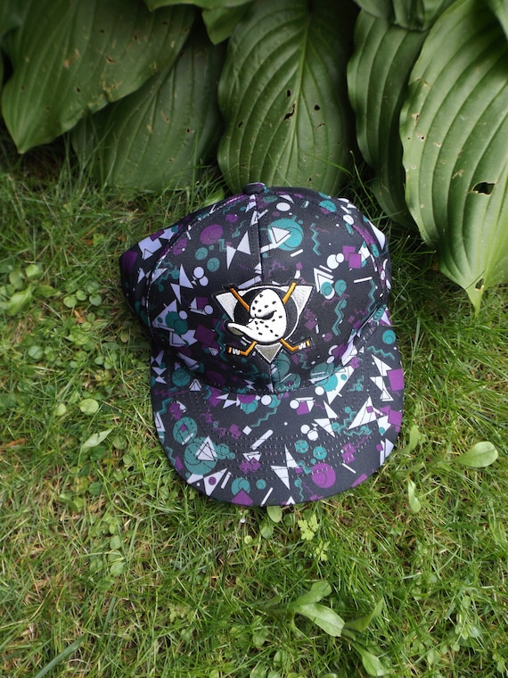 Vintage Anaheim Mighty Ducks Snapback Hat Cap Starter Korea Size Small