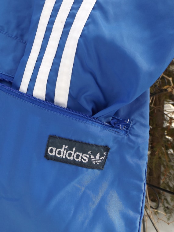 adidas vintage windbreaker red