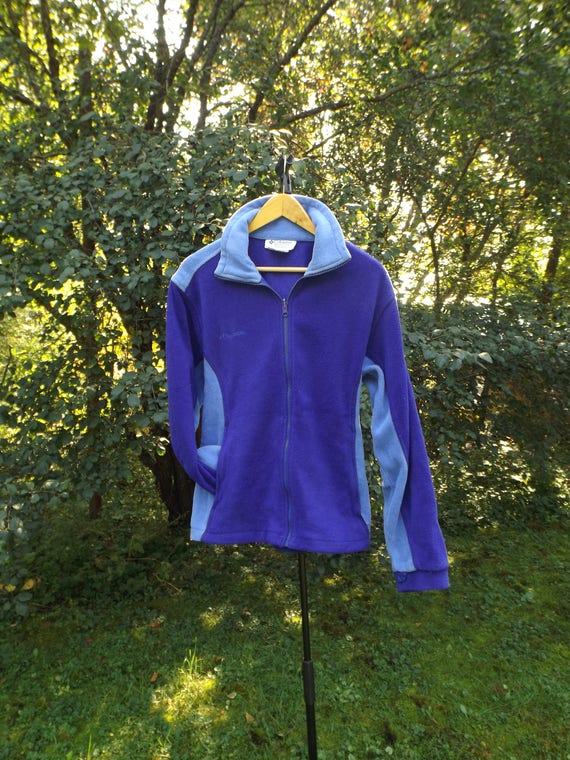 womens purple columbia fleece