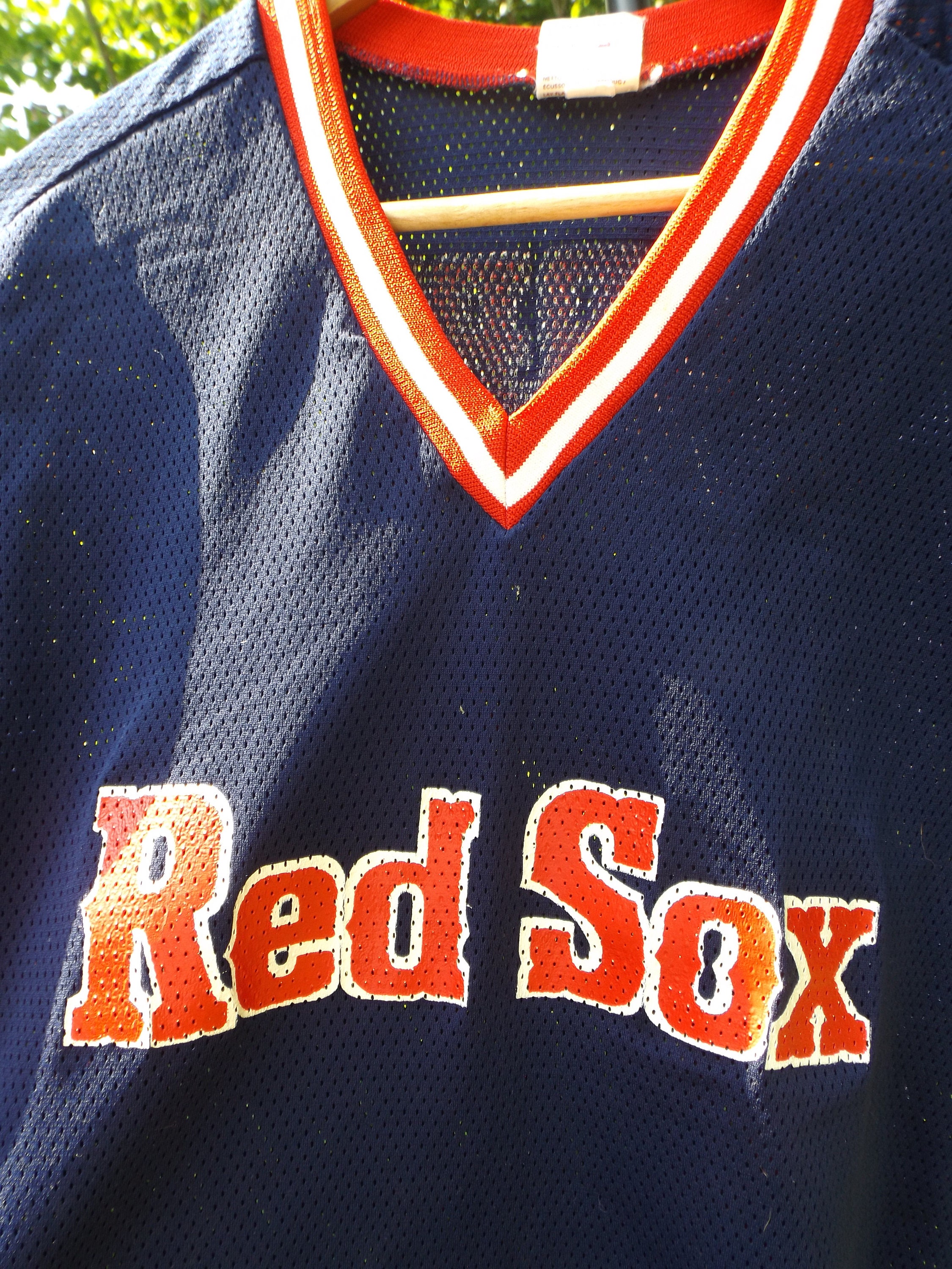 FleecenStuff Red Sox Jersey Vintage, 80s Red Sox, Boston Red Sox, Baseball Jersey, MLB, Red Sox Shirt, Red Sox Giveaway, Number 18, Size L, 80s Shirt