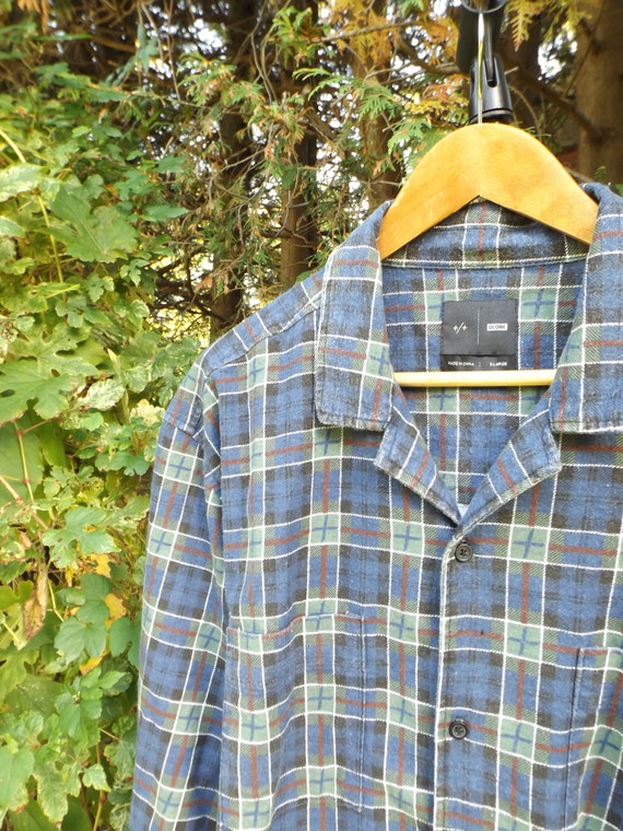 Skate Shirt GLOBE XL Plaid Shirt Oversized Comfy … - image 2