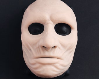Ghoul Silicone Prosthetic Mask: Professional-Grade SFX Makeup for Halloween, LARP, and Cosplay - Latex-Free