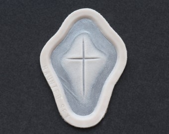 Cross Carving siliconenprothese: professionele SFX-make-up voor Halloween, LARP en cosplay - latexvrij