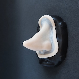 Kurze spitze Silikon prothetische Nase, latexfreie SFX Make-up-Applikation für Anfänger oder Profis, Halloween-Hexe oder Weihnachtself