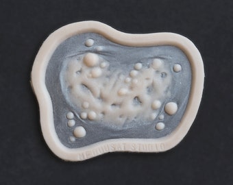 Siliconenprothese geïnfecteerde zombiebeet: professionele SFX-make-up voor Halloween, LARP en cosplay - latexvrij