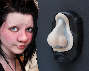 Nordic Troll Nose Silicone Prosthetic: Professional-Grade SFX Makeup for Halloween, LARP, and Cosplay - Latex-Free