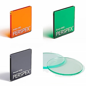 Selections of four different coloured lenses