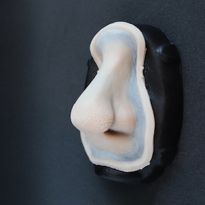 Satyr Nose / Silicone Prosthetic / Latex free / Halloween Prosthetics / SFX Makeup / Faun Cosplay / Deer / Fake