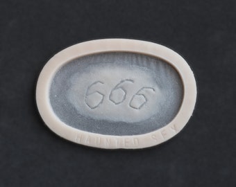 666 Carving Silicone Wound Prosthetic: Professional-Grade Latex-Free SFX Makeup for Photoshoots, Cosplay, and Halloween