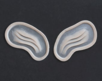 Manta Gills (Pair) / Silicone Prosthetics / Latex Free / SFX Makeup / Halloween Prosthetic / Mermaid Gill