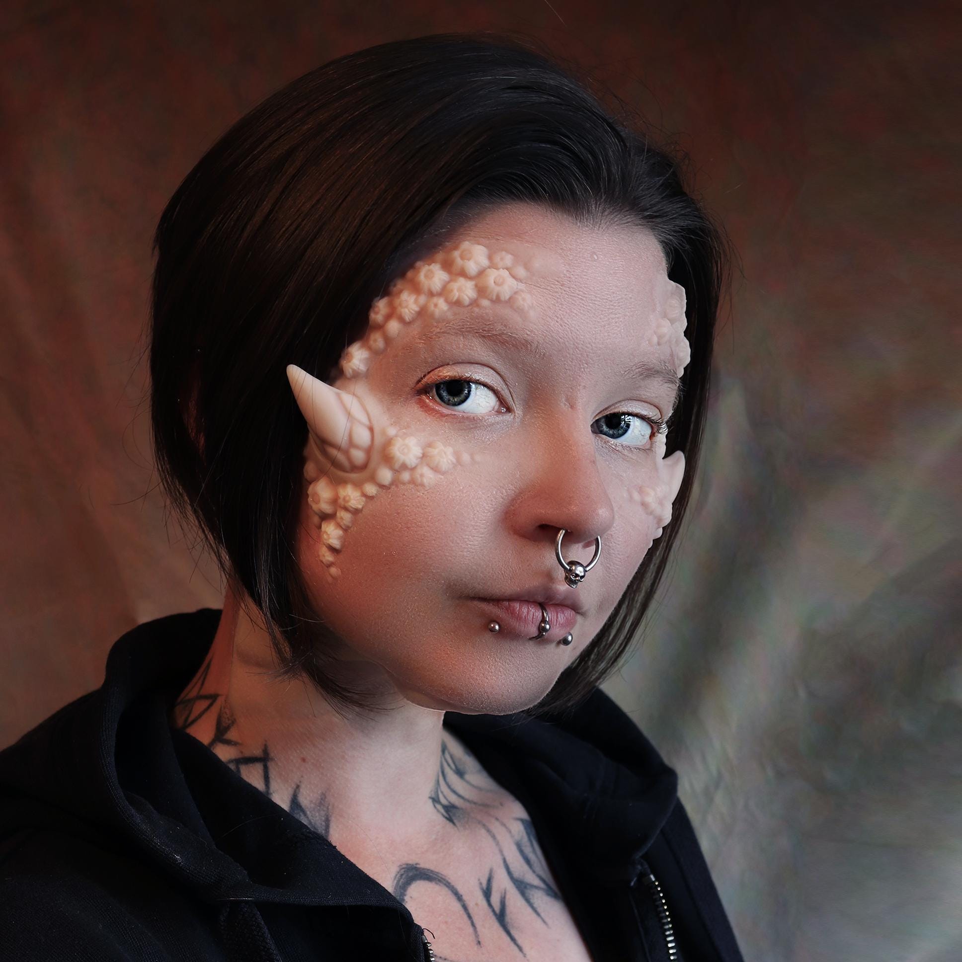 Barnacle Facial Silicone Prosthetic: Professional-grade Latex-free SFX ...