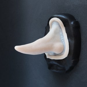 Haus Elf Nase / Silikon Prothetik / Latex Frei / Halloween Prothetik / SFX Make Up / Fake / Lang