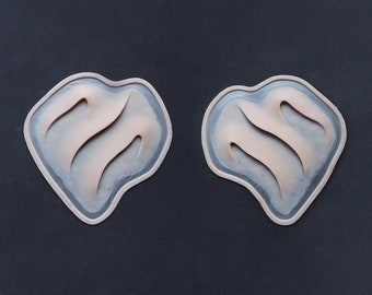 Rib Gills (Pair) Silicone Prosthetics: Professional-Grade X-Large SFX Makeup for Halloween, LARP, and Cosplay - Latex-Free