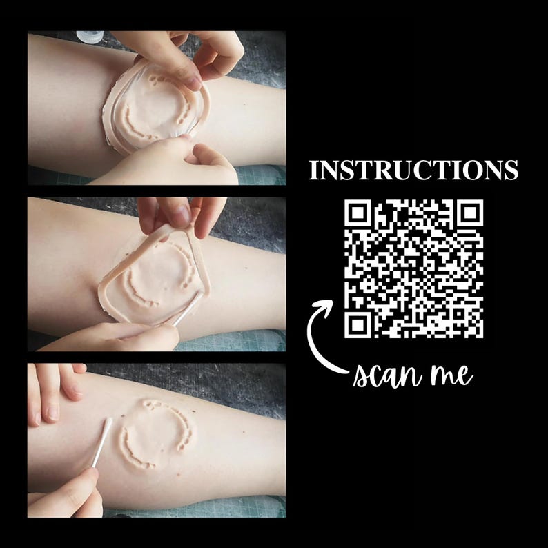 Steampunk Goggles Silicone Prosthetic: Professional-Grade SFX Makeup for Halloween, LARP and Cosplay - Latex-Free image 9