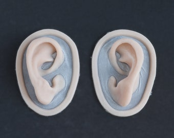 Extra Ears / Silicone Prosthetics / Latex Free / Halloween Prosthetic / SFX Makeup / Ear / Ohr