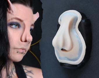 Whelk Nose Silicone Prosthetic: Professional-Grade SFX Makeup for Halloween, LARP, and Cosplay - Latex-Free