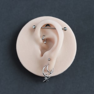 Menschliches Ohr Schmuck Display / Lebensgröße / Silikon / Latex Frei / Ohrring / Piercing / Schaufensterpuppe / Schmuck
